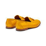 Python Print Tassel Loafers // Yellow (US: 6)