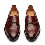 Butterfly Loafers // Crocodile Burgundy (US: 7)