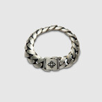 Vintage Cross Heavy Bracelet No.1 (5.5”L)