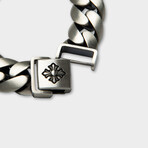 Black Pave Vine Bracelet (5.5”L)