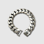 Vintage Cross Heavy Bracelet No.1 (5.5”L)