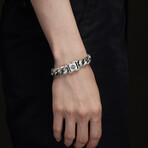 Vintage Cross Heavy Bracelet No.1 (5.5”L)