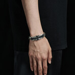 Heavy Cross Bracelet No.1 (5.5”L)