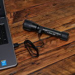 LitezAll Nearly Invincible Rechargeable Tactical Flashlight // 1000 Lumen