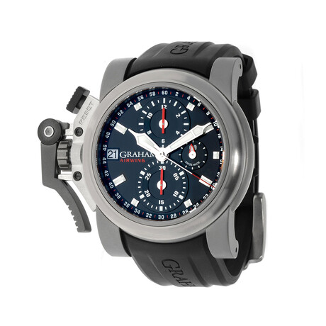 Graham Chronofighter Airwing Titanium Automatic // 2OVKT.B45A // Store Display