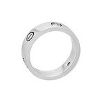 Cartier // 18K White Gold 3 Diamond Love Ring II // Ring Size: 4.75 // Pre-Owned