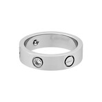 Cartier // 18K White Gold 3 Diamond Love Ring II // Ring Size: 4.75 // Pre-Owned