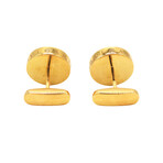 Bvlgari // 18K Yellow Gold + Mother of Pearl Cufflinks // Pre-Owned
