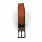 Genuine Calf Leather Reversible Belt // Auburn (41")