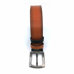 Genuine Calf Leather Reversible Belt // Auburn (41")