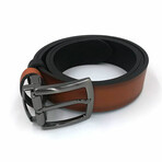 Genuine Calf Leather Reversible Belt // Auburn (41")