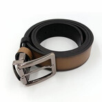 Genuine Calf Leather Reversible Belt // Sandy Brown (41")