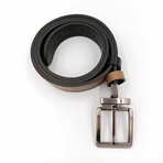 Genuine Calf Leather Reversible Belt // Sandy Brown (41")