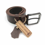 Genuine Calf Leather Belt // Brown (41")