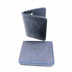 Genuine Calf Leather Wallet (Brown)