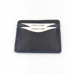 Genuine Calf Leather Card Holder (Green)