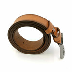 Genuine Calf Leather Belt // Chestnut Brown (41")