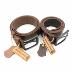 Genuine Calf Leather Belt // Brown (41")