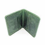 Genuine Calf Leather Wallet (Brown)