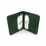 Genuine Calf Leather Wallet (Brown)