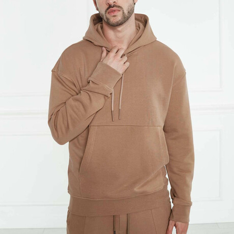 Men's Classic Hoodie // Brown (S)
