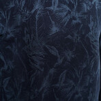 Men's Printed Sweatshirt // Navy (2XL)
