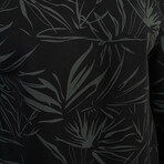 Men's Printed Sweatshirt Style 2 // Black (L)
