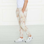 Men's Camo Print Sweatpants // Cream (XL)