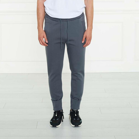 Men's Joggers + Ankle Snap Button // Anthracite (S)