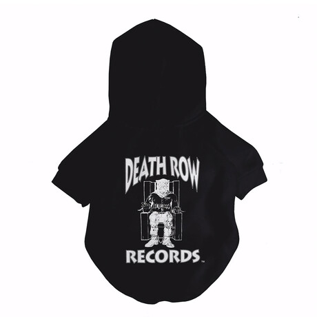 Death Row Logo Hoodie // Black (Small)