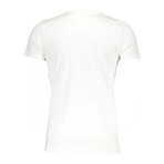 Men's T-shirt // Leopard // White (M)