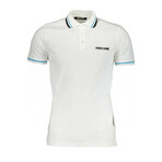 Men's Polo Shirt // Style 2 // Off White (L)