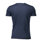 Men's Graphic T-shirt // Style 3 // Blue (L)