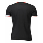 Men's Polo Shirt // Style 4 // Black (L)