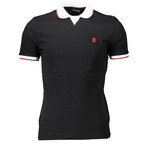 Men's Polo Shirt // Style 4 // Black (L)