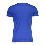 Men's T-shirt // Leopard // Blue (M)