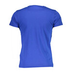 Men's Logo + Snake T-shirt // Style 3 // Blue (XL)