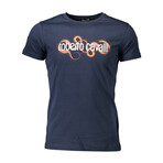 Men's Logo + Snake T-shirt // Style 2 // Blue (M)