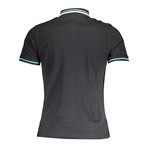 Men's Polo Shirt // Style 2 // Black (XL)