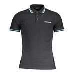 Men's Polo Shirt // Style 2 // Black (S)