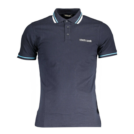 Men's Polo Shirt // Style 2 // Blue (S)