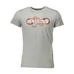 Men's Logo + Snake T-shirt // Style 2 // Gray (XL)