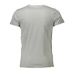 Men's Logo + Snake T-shirt // Style 2 // Gray (L)