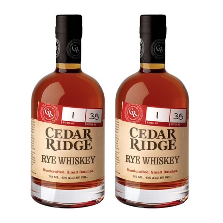 Cedar Ridge // Batch 1 Rye // 750 ml (Single Bottle)