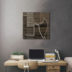 String Quartet II by Monte Nagler (26"H x 26"W x 1.5"D)