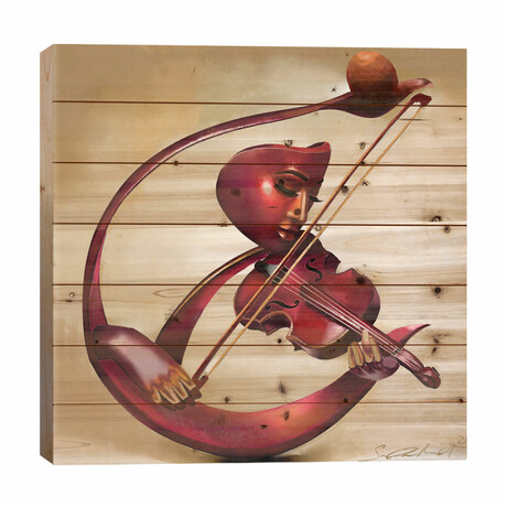 Ethereal Strings by Salaam Muhammad (26"H x 26"W x 1.5"D)