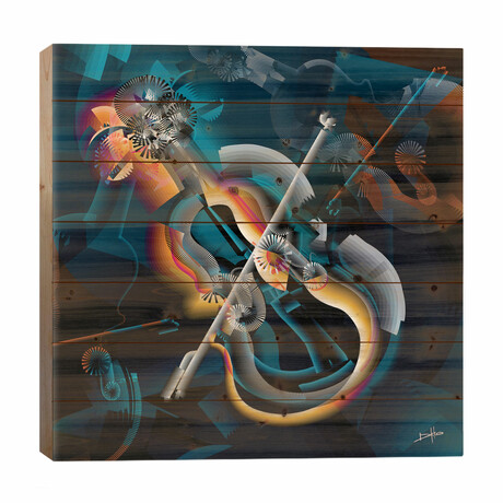 L'Âme Tendue II by Darkko (26"H x 26"W x 1.5"D)