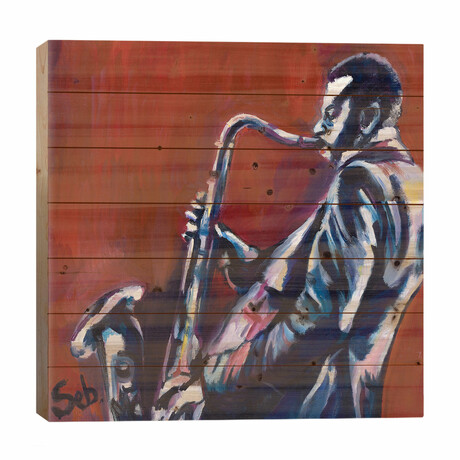 Saxophone Player by Sebastien Montel