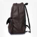 Rucksack Backpack // Dark Brown