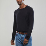 Brendan Long Sleeve T-shirt // Black (M)